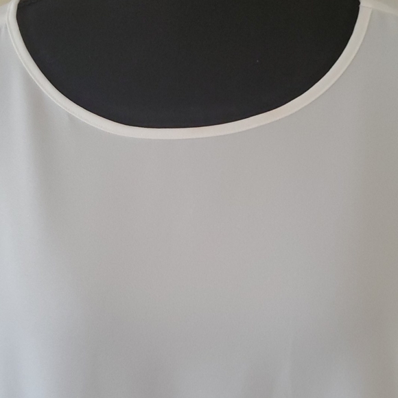 Louis Dell olio flutter sleeve blouse winter white - Picture 3 of 5